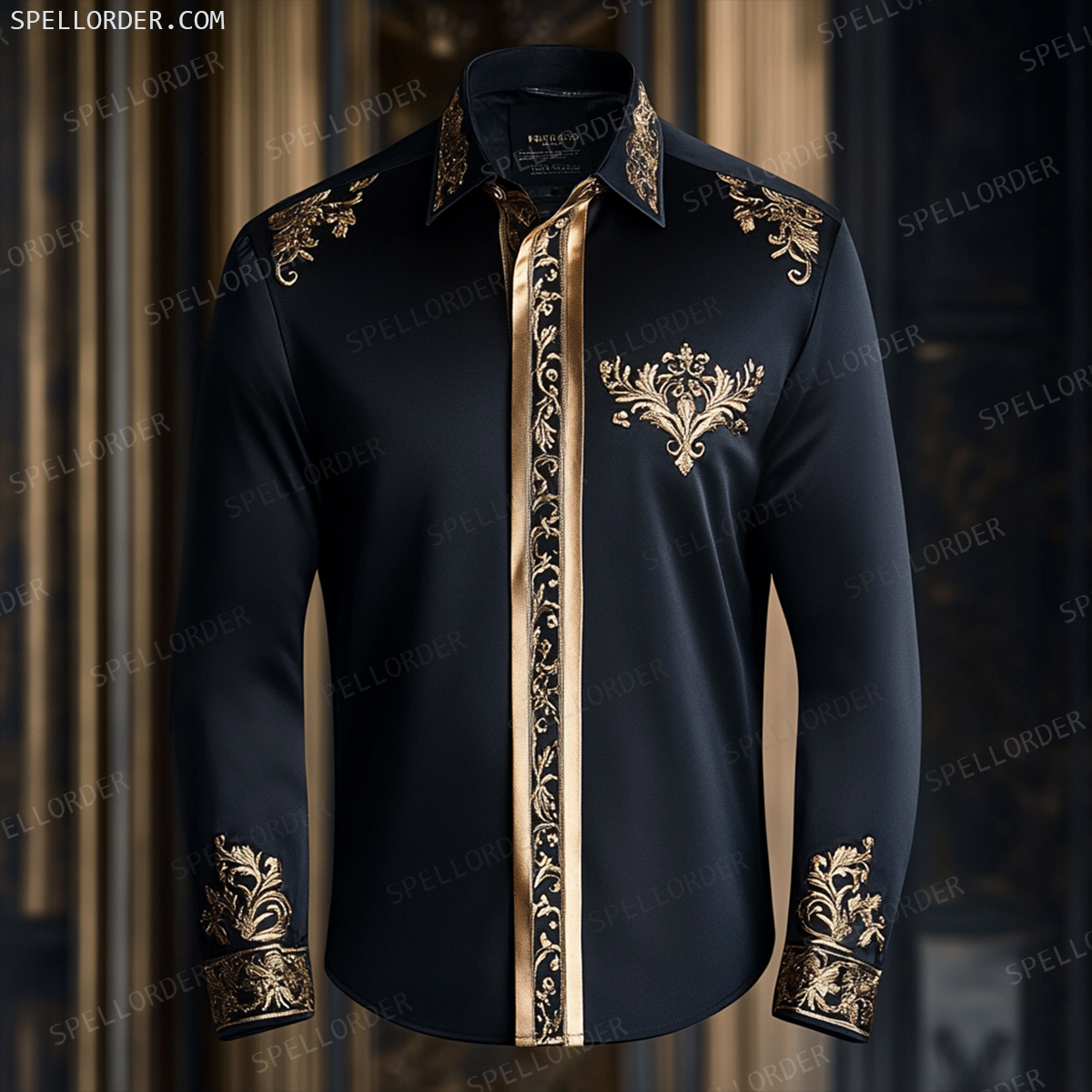 Luxury Premium Business Casual Long Sleeve Shirt High Elasticity 