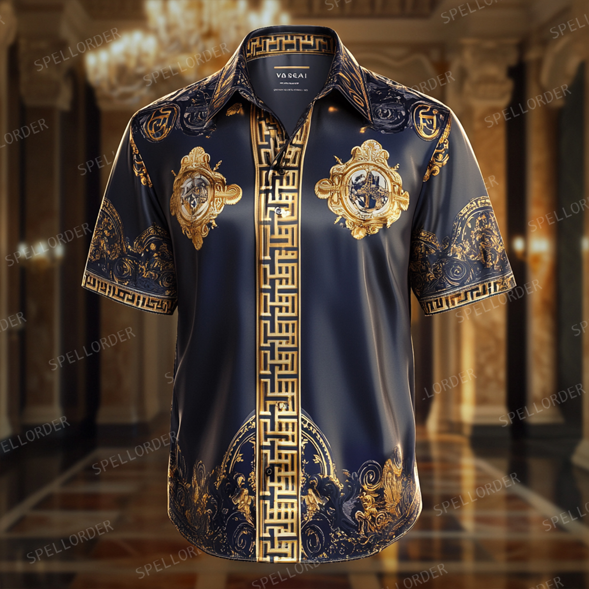 Perfect fit comfortable Luxury business party wedding banquet leisure vacation short sleeve shirt