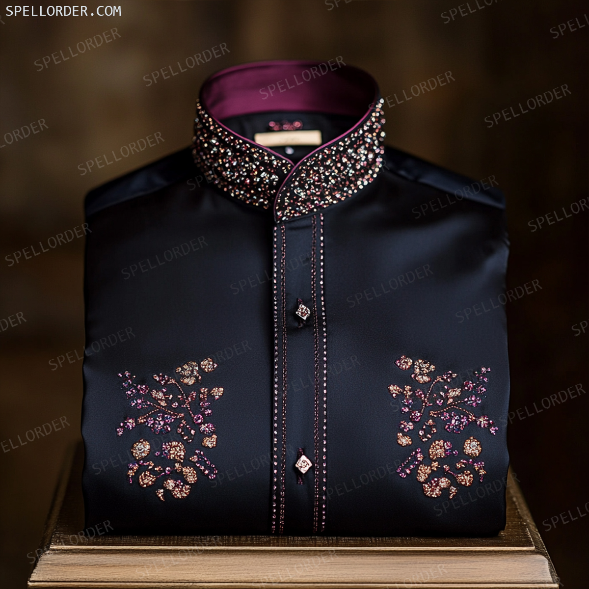 Luxury Premium Business Casual Long Sleeve Shirt High Elasticity 