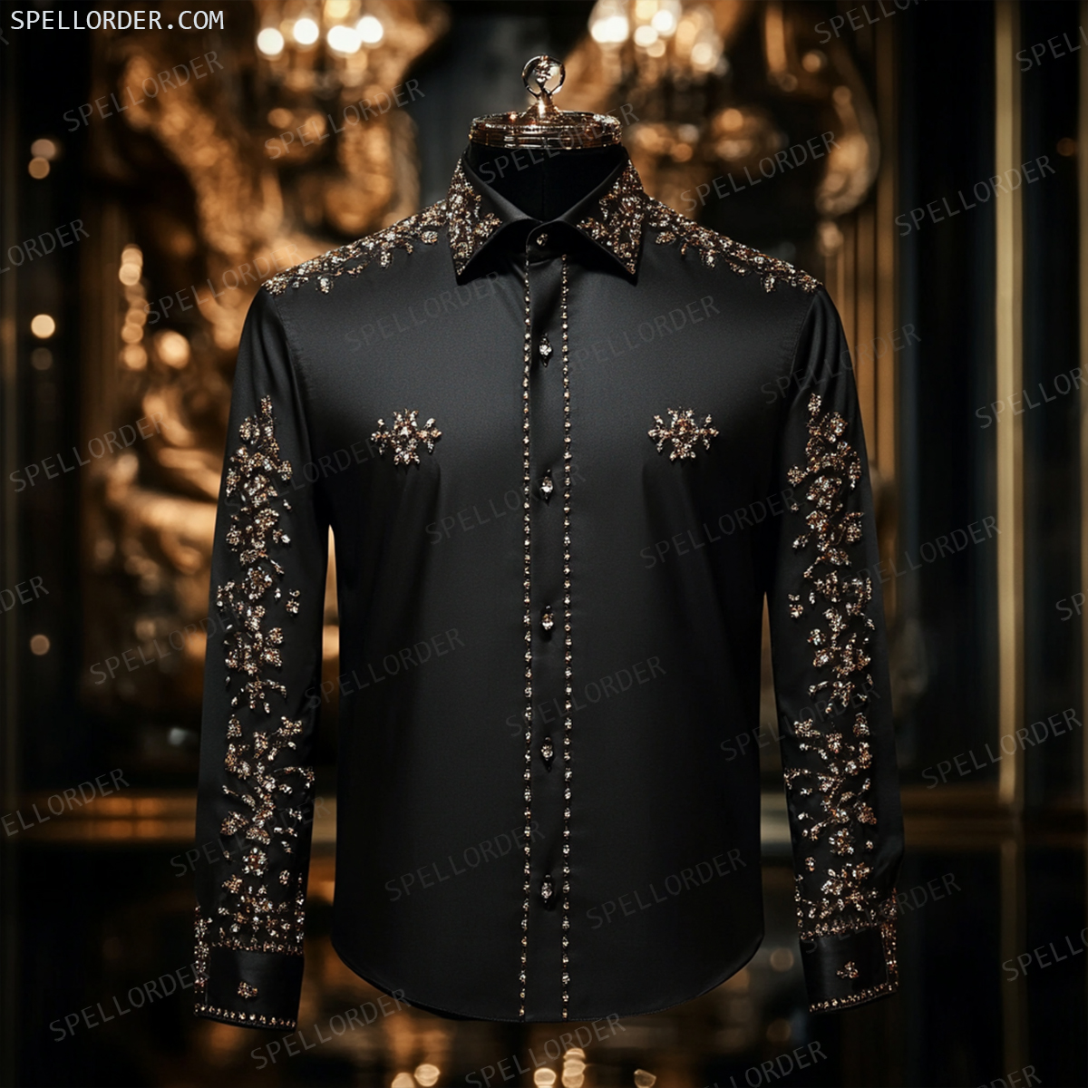 Luxury Premium Business Casual Long Sleeve Shirt High Elasticity 