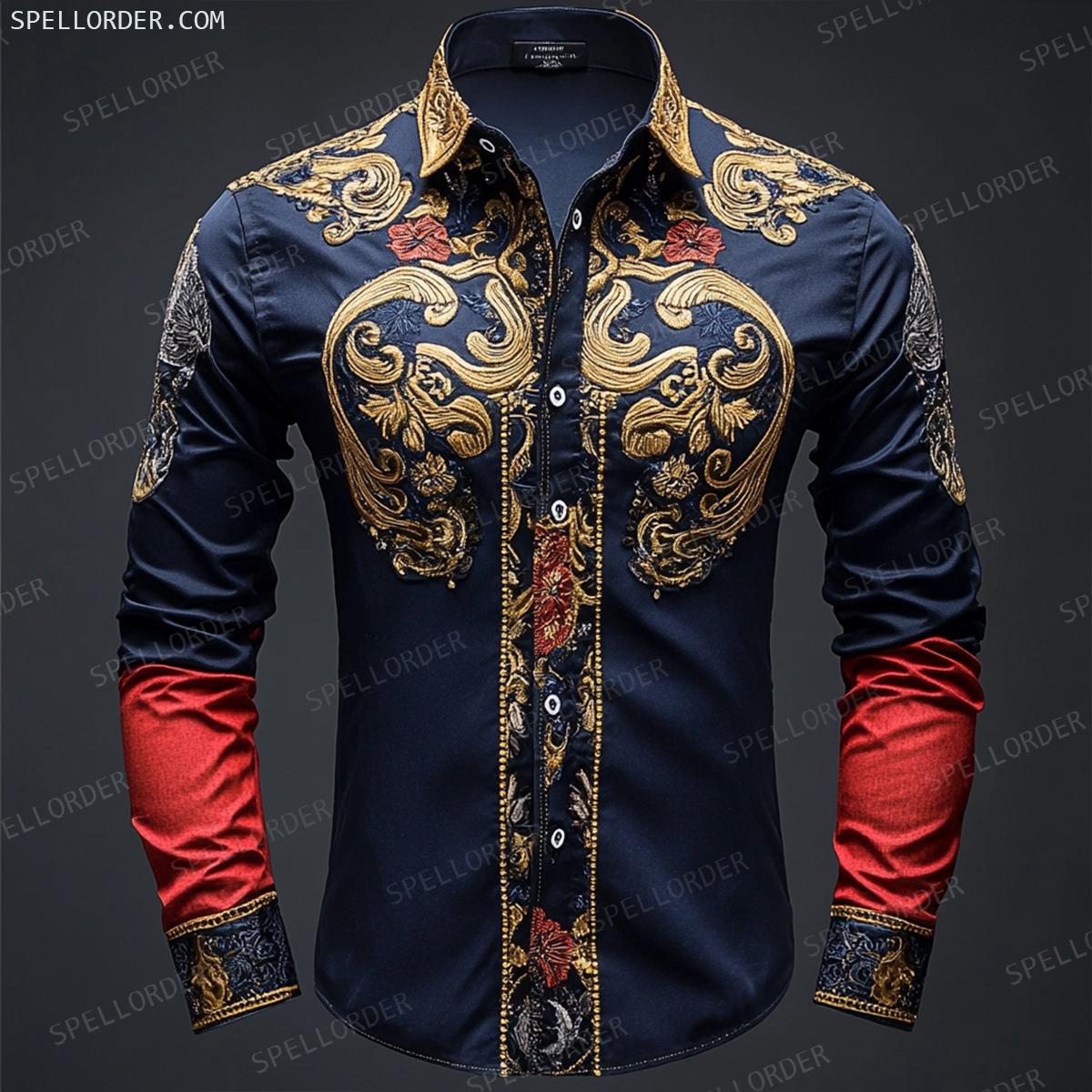 Luxury Premium Business Casual Long Sleeve Shirt High Elasticity 
