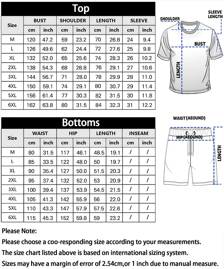 Men's Luxury Premium Round Neck Jacquard Texture Print Shorts Set