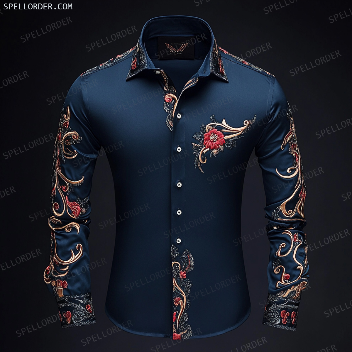 Luxury Premium Business Casual Long Sleeve Shirt High Elasticity 