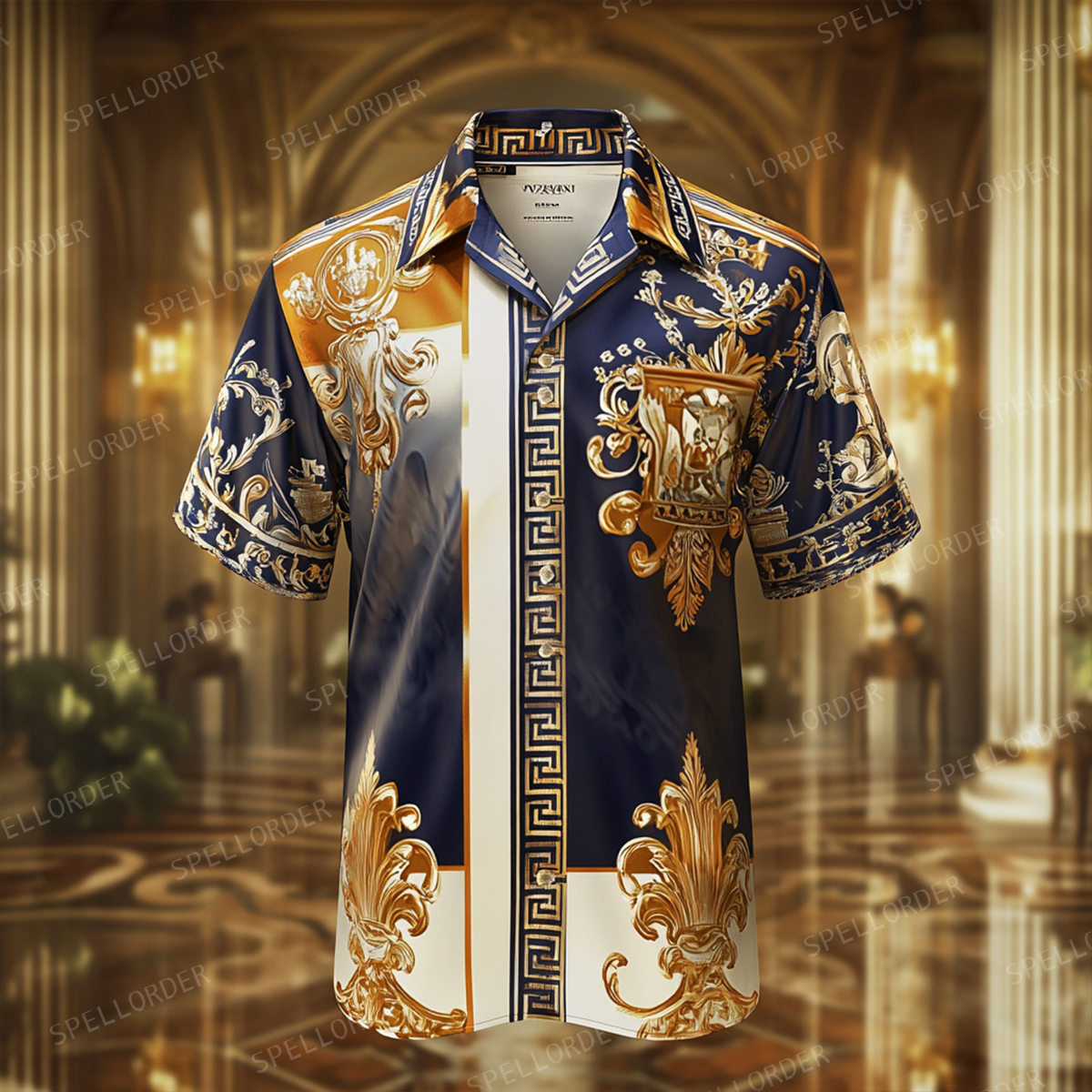 Perfect fit comfortable Luxury business party wedding banquet leisure vacation short sleeve shirt