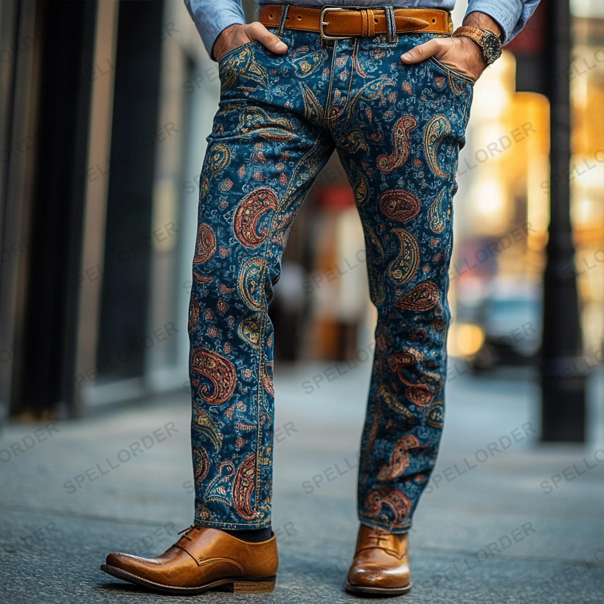 American western style jeans 