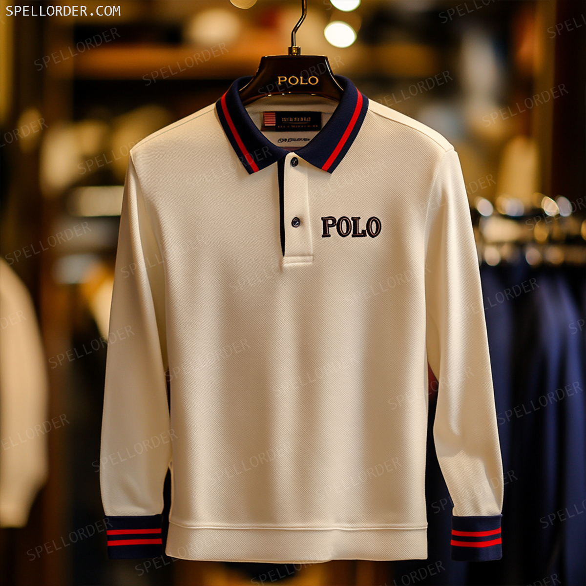 Classic comfortable business leisure vacation Long Sleeve Polo Shirts