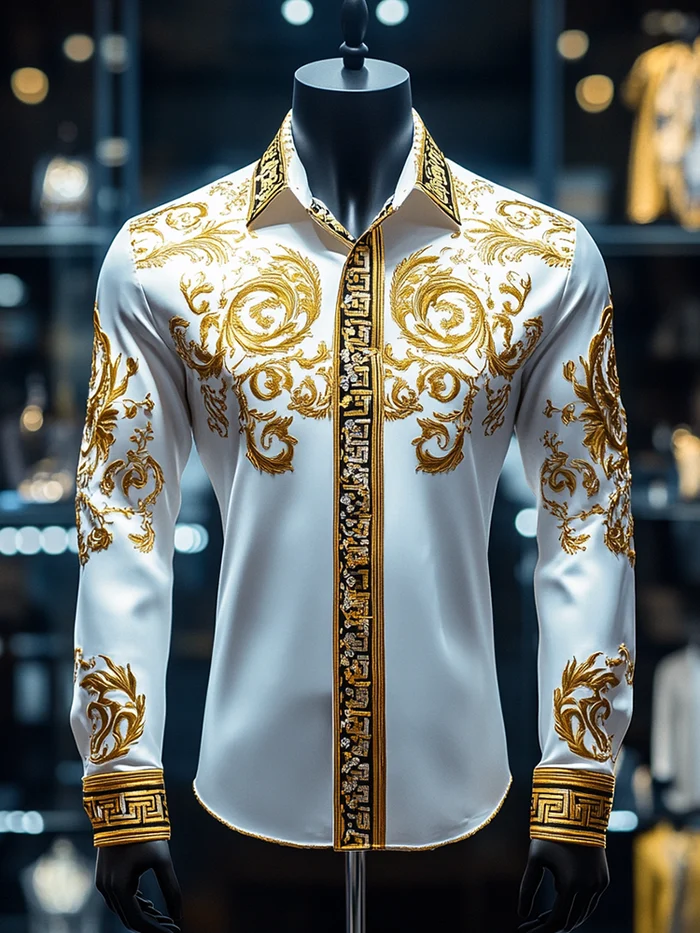 Sophistication And Refined Elegance-100% Good Quality High Elasticity Anti-Wrinkle Shirt