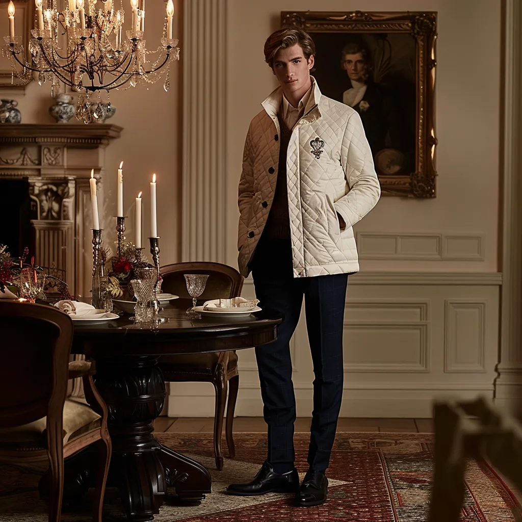 Men Ultimate Comfort Quilted Jacket Premium Insulation and Modern Design Business leisure vacation  jacket coat 