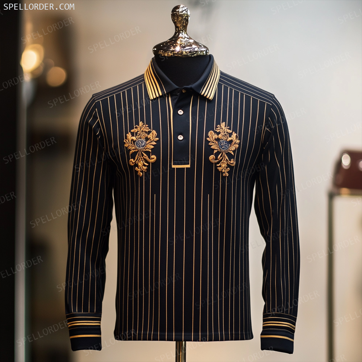 Classic comfortable business leisure vacation Long Sleeve Polo Shirts