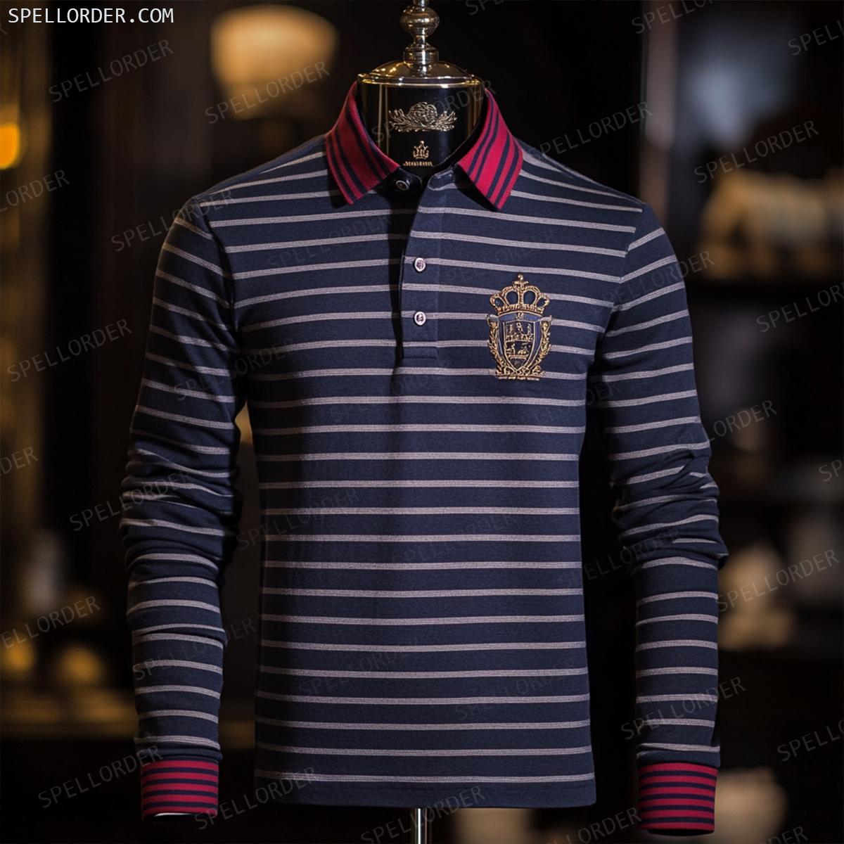 Classic comfortable business leisure vacation Long Sleeve Polo Shirts