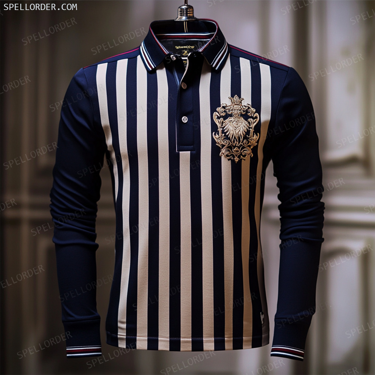 Classic comfortable business leisure vacation Long Sleeve Polo Shirts