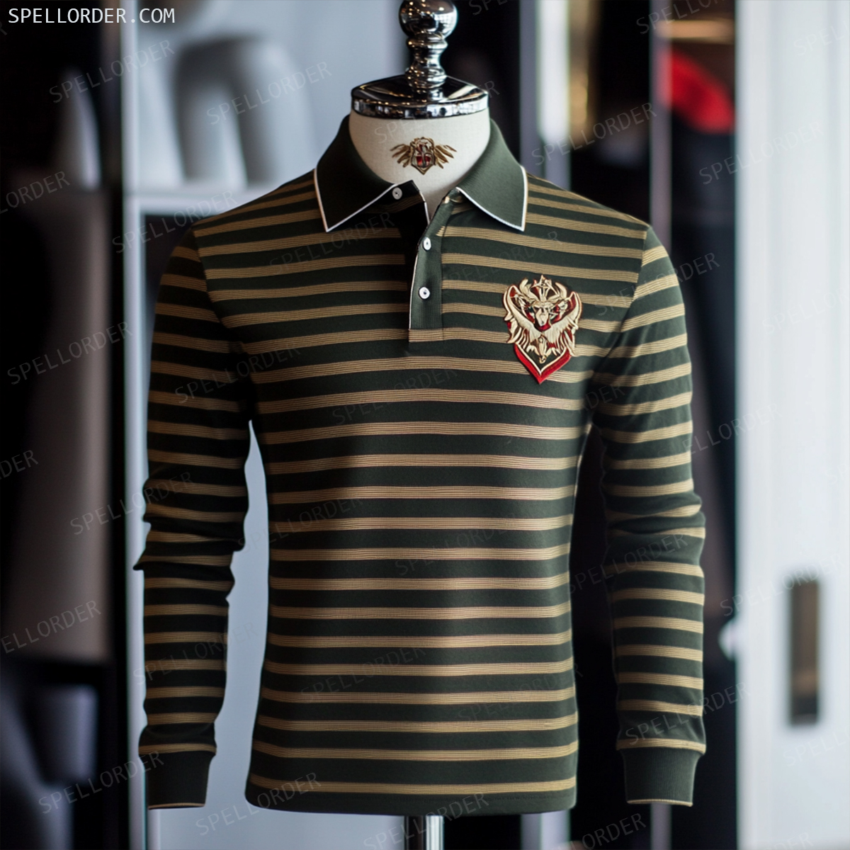 Classic comfortable business leisure vacation Long Sleeve Polo Shirts