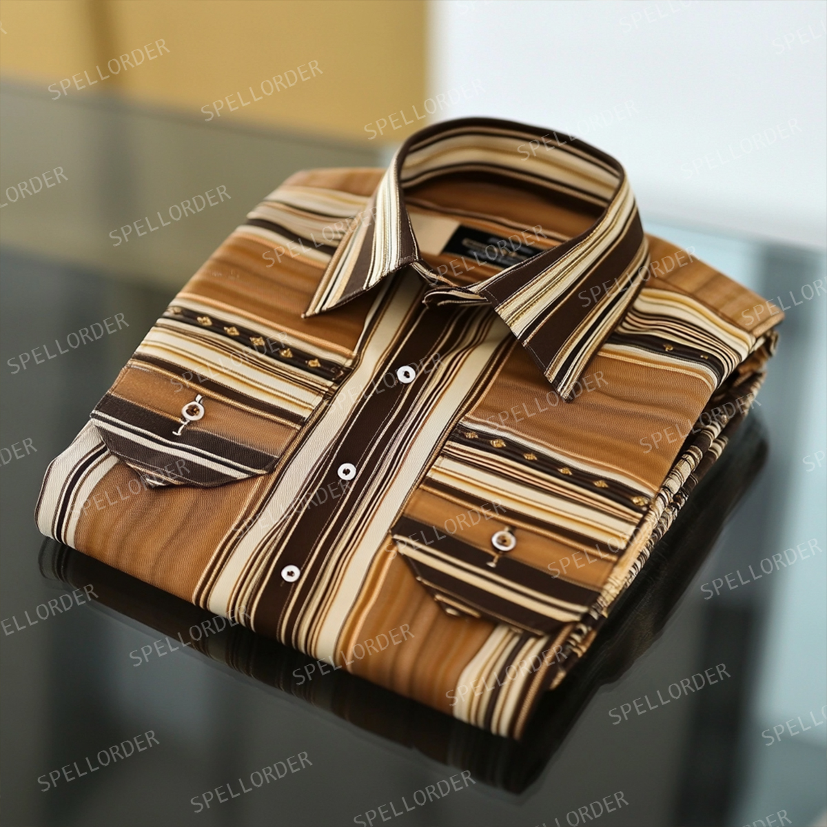Western luxury exclusive design classic business vacation casual shirt