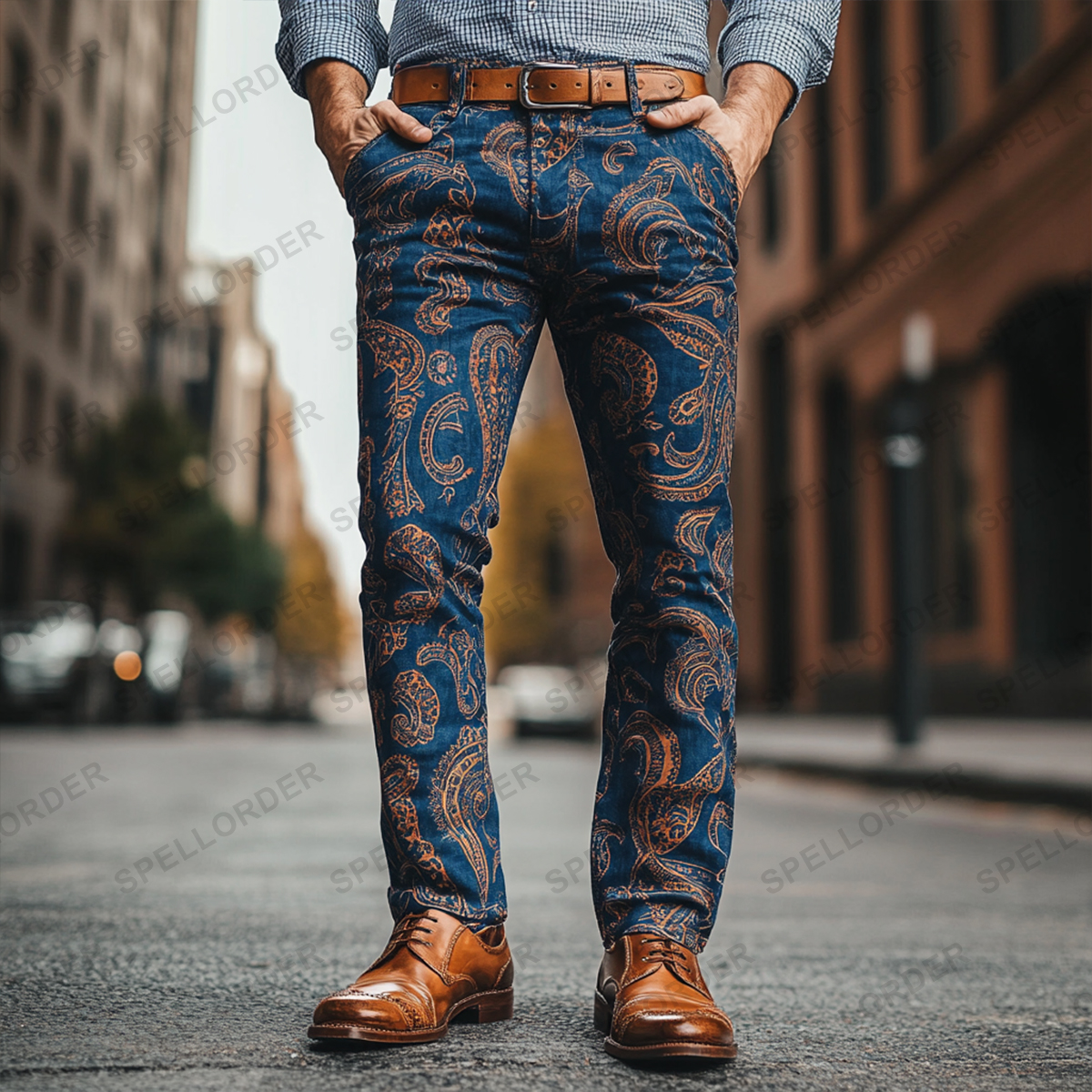 American western style jeans 