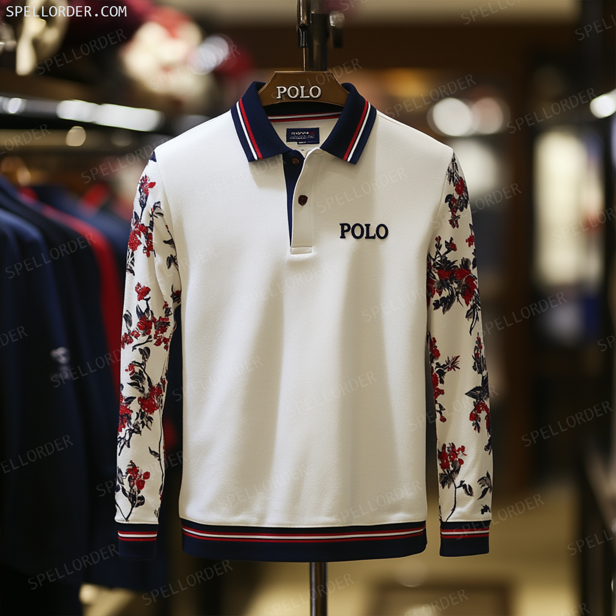 Classic comfortable business leisure vacation Long Sleeve Polo Shirts