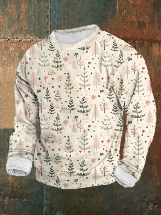Men's Merry Christmas Printed Sweatshirt