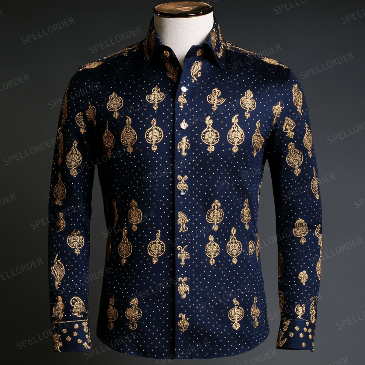 High-end Men's Shirt Exclusive Luxury Styles Comfortable Business Leisure Vacation Shirt