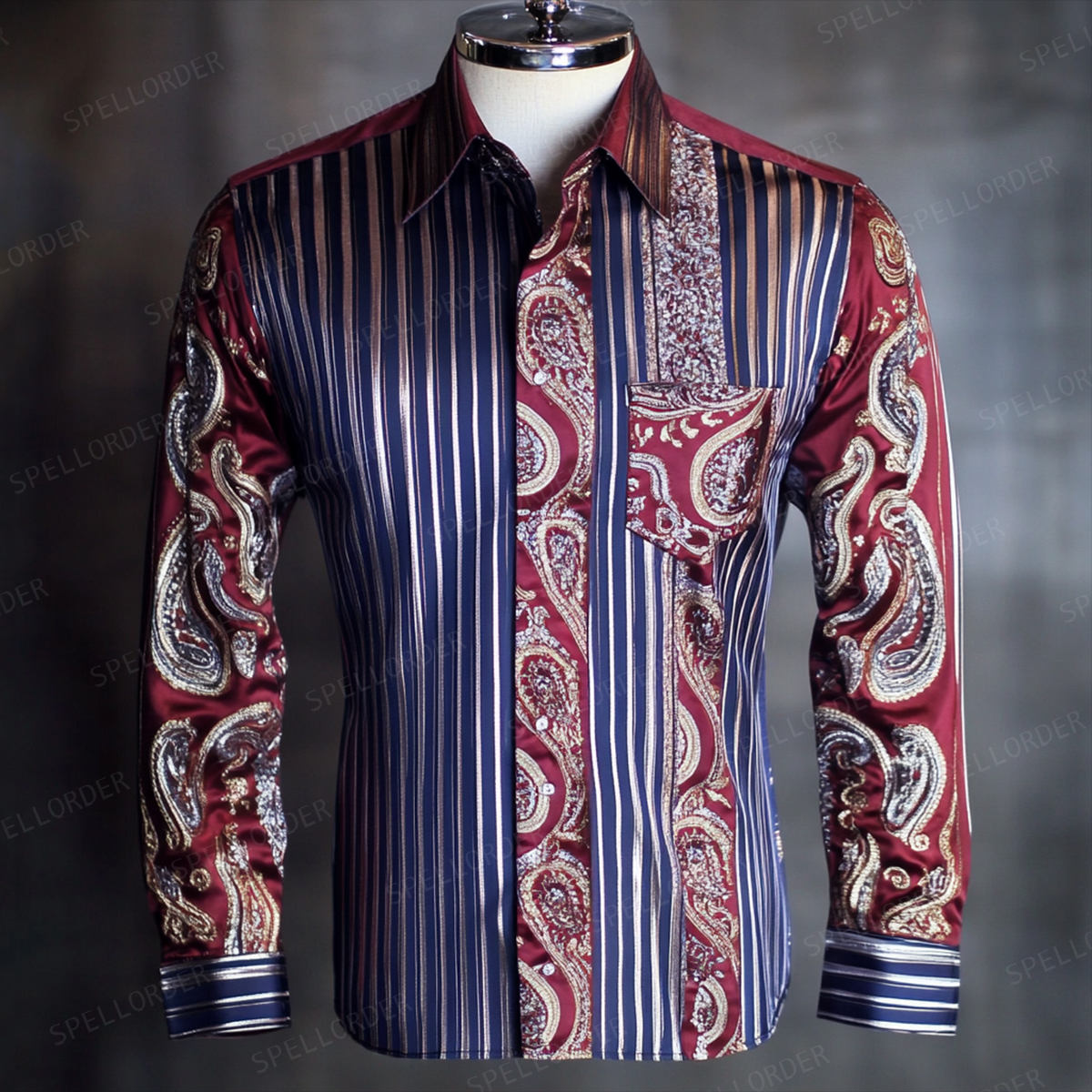 High-end Men's Shirt Exclusive Luxury Styles Comfortable Business Leisure Vacation Shirt