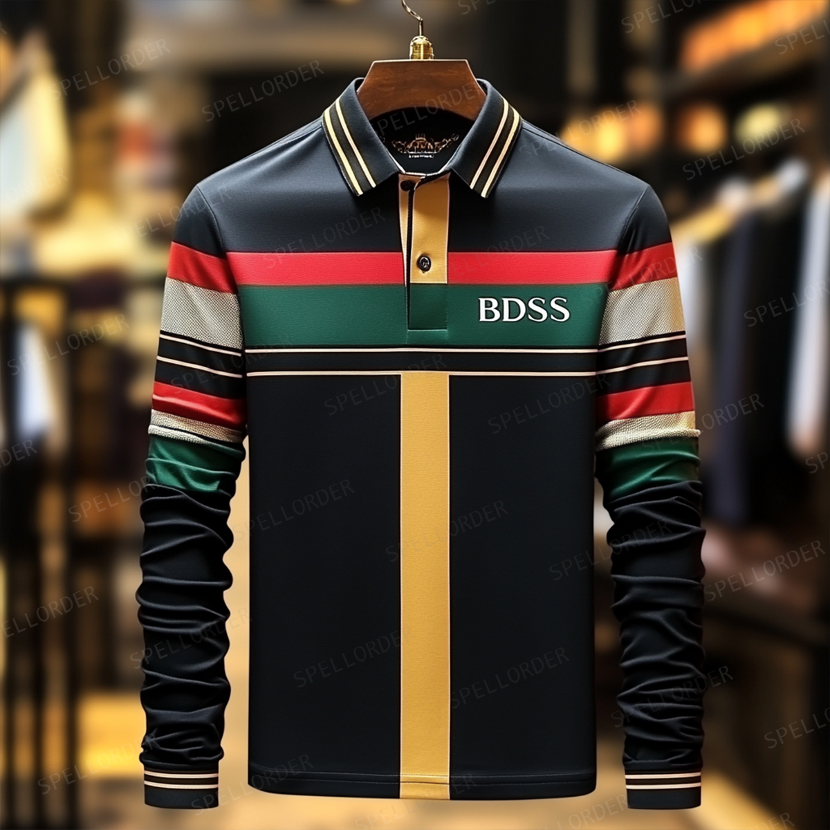 Classic comfortable business leisure vacation Long Sleeve Polo Shirts