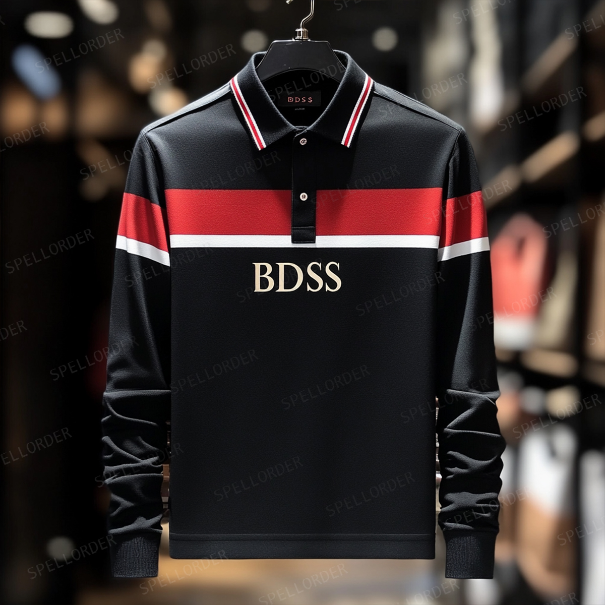 Classic comfortable business leisure vacation Long Sleeve Polo Shirts