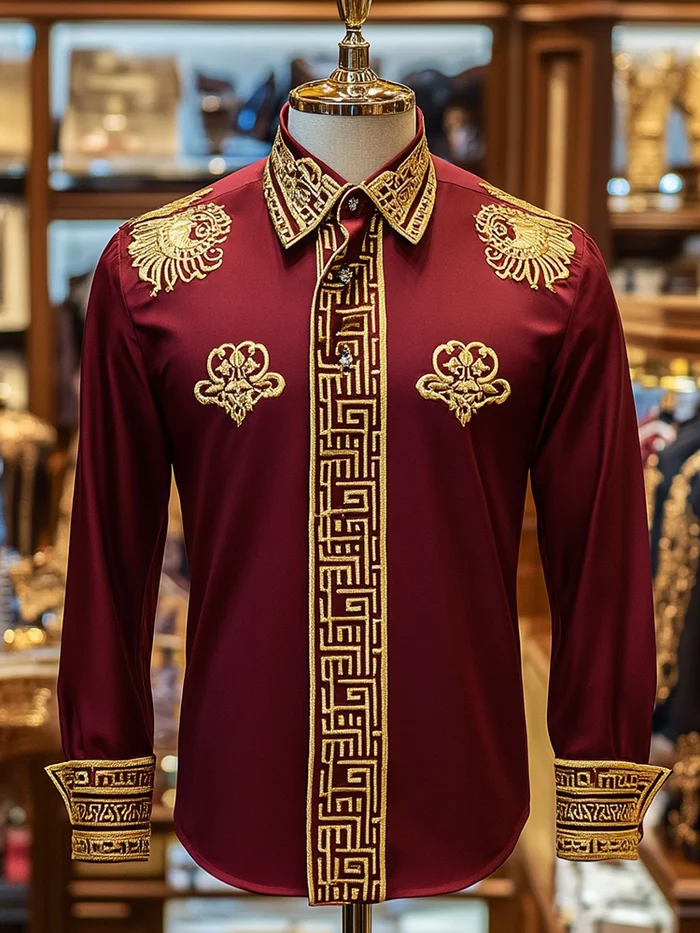 Sophistication And Refined Elegance-100% Good Quality High Elasticity Anti-Wrinkle Shirt