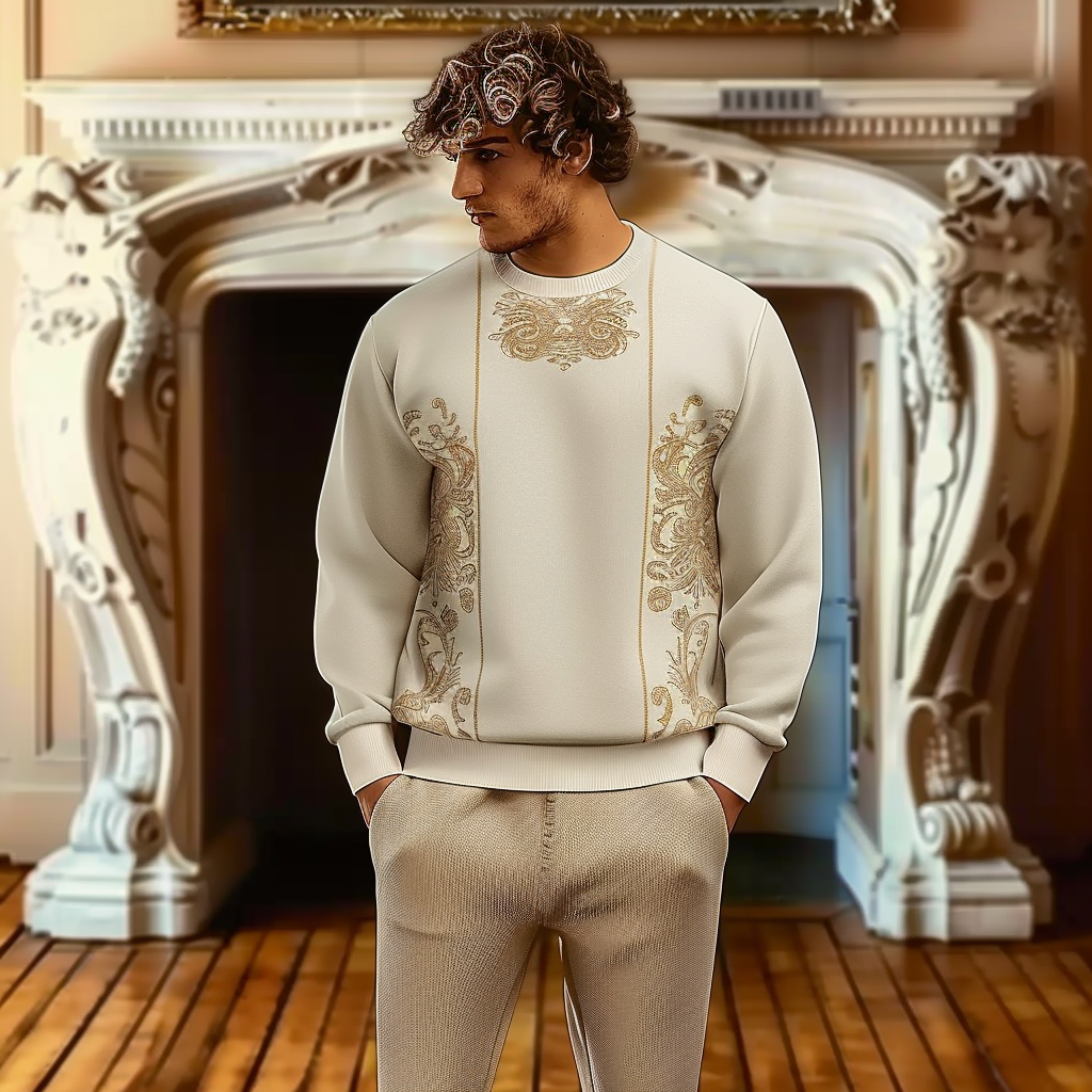 Men Fashion Perfect fit Embrace Modern Elegance Stylish Prestige Man Sweatshirt