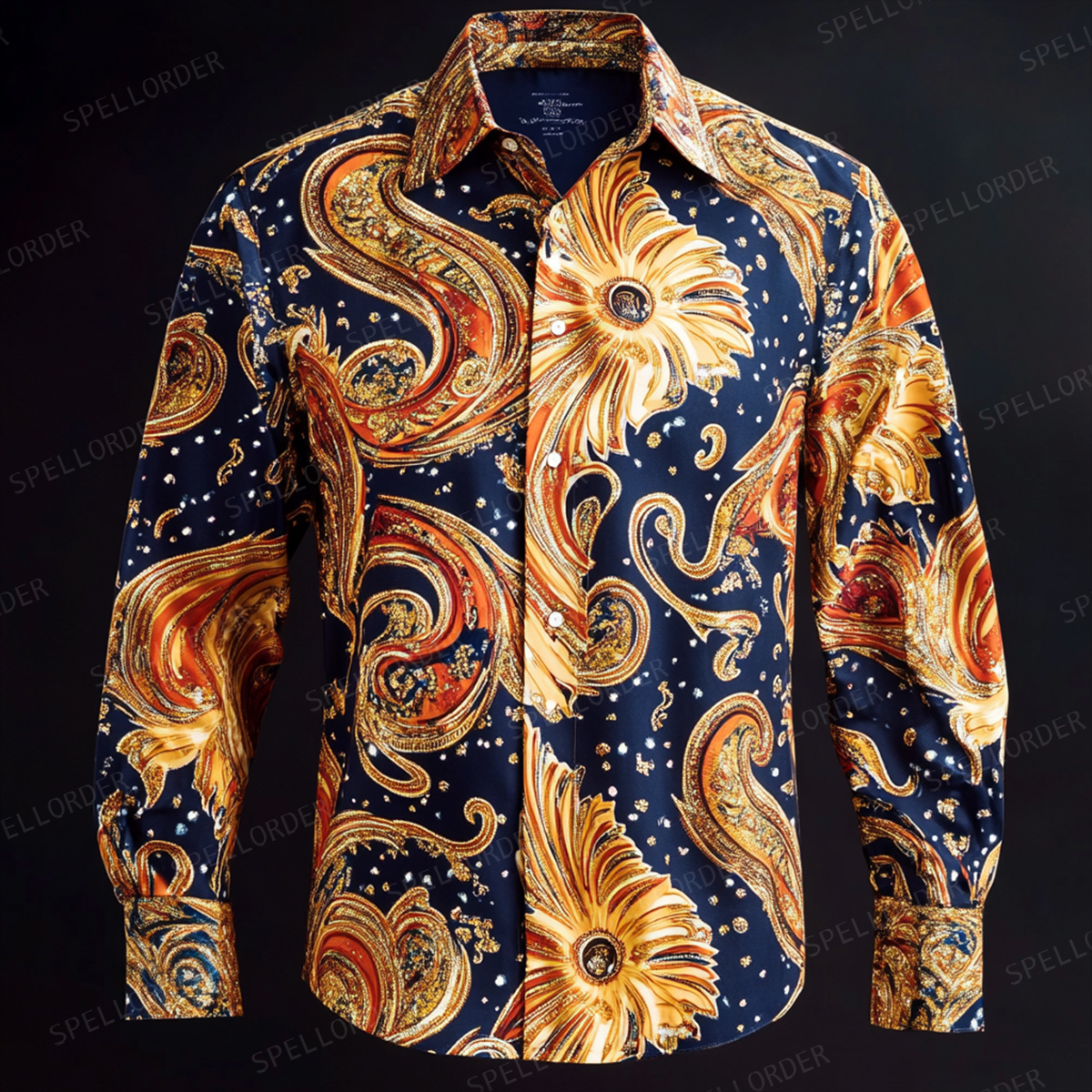 Classic aesthetic design men casual vacation cotton shirt