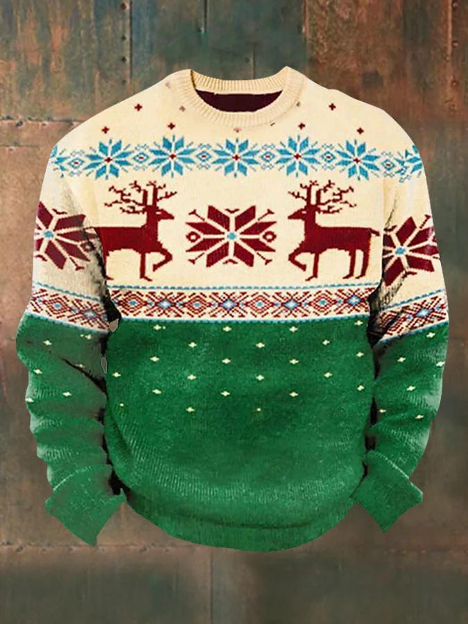 Men's Merry Christmas Printed Sweatshirt
