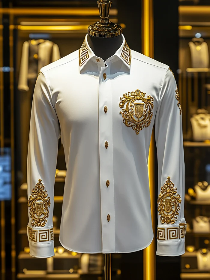 Sophistication And Refined Elegance-100% Good Quality High Elasticity Anti-Wrinkle Shirt