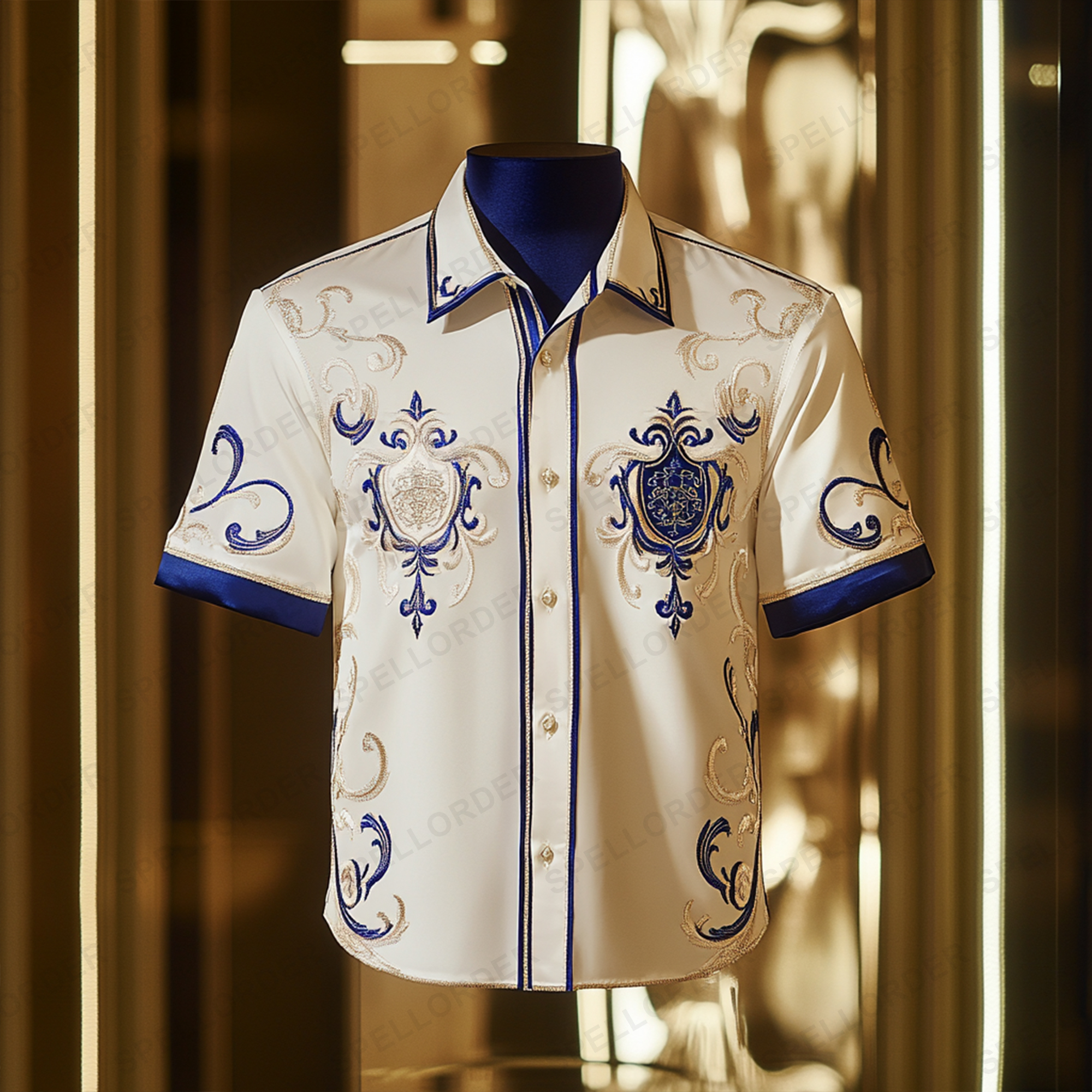 Perfect fit comfortable Luxury business leisure vacation short sleeve shirt