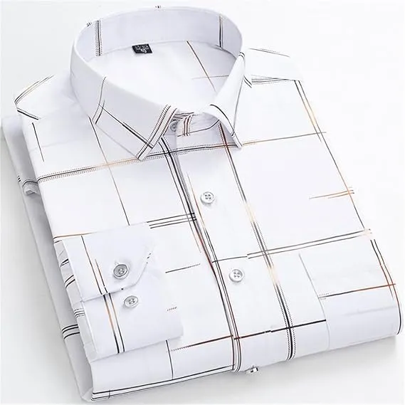 High Elasticity Soft Unique Men's Satin Luxe Print Short Sleeve Button Shirt