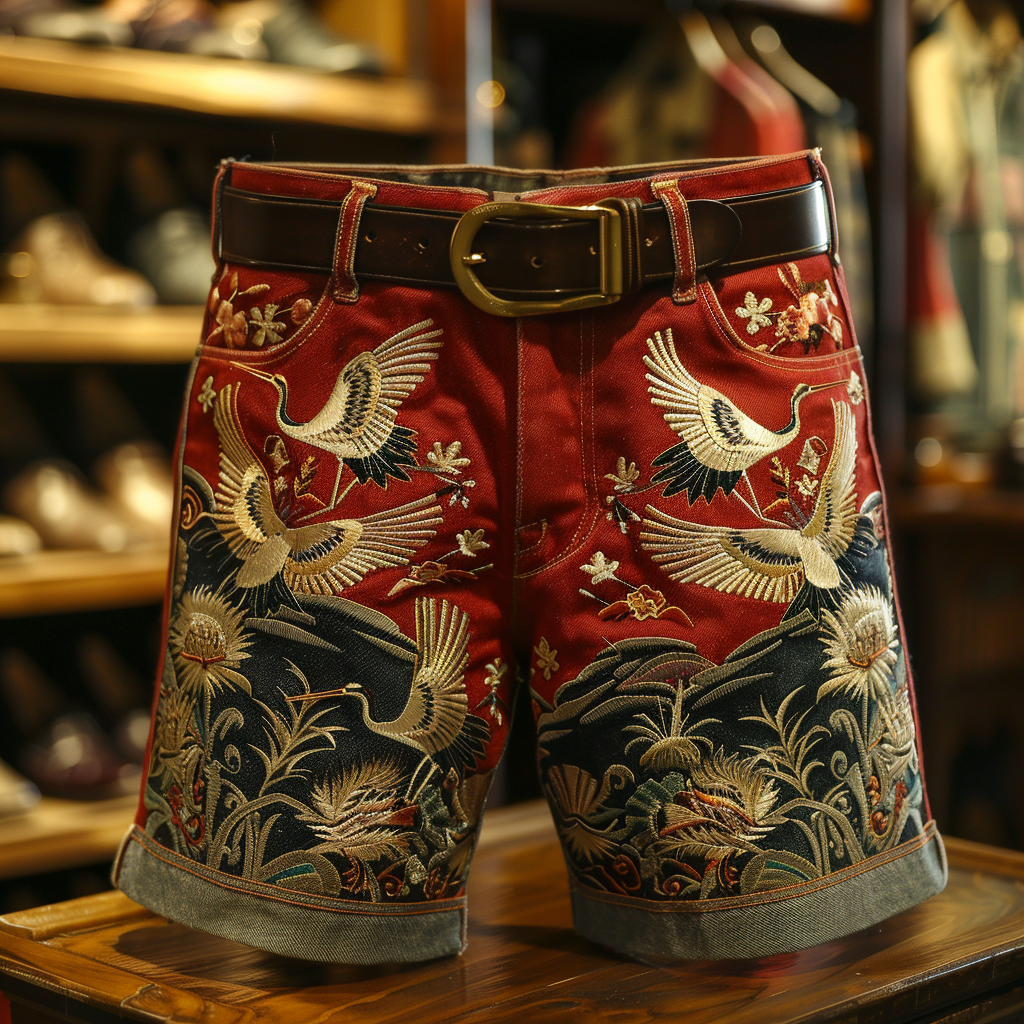 2025 Casual vacations shorts jeans 