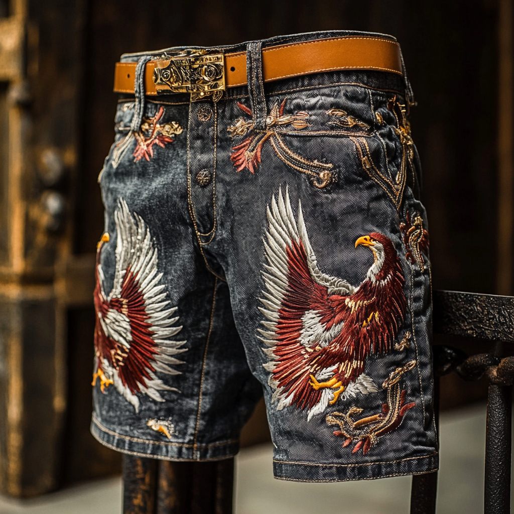 2025 Casual vacations shorts jeans 