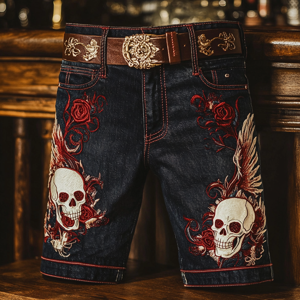 2025 Casual vacations shorts jeans 