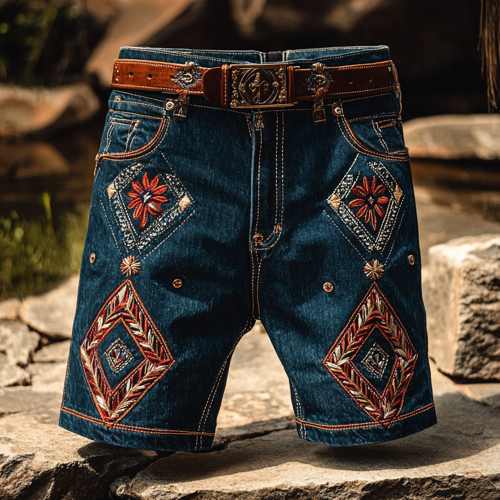 2025 Casual vacations shorts jeans 