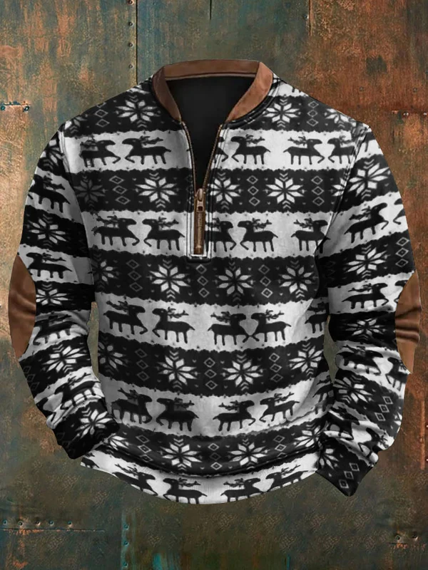 Men's Merry Christmas Printed Sweatshirt