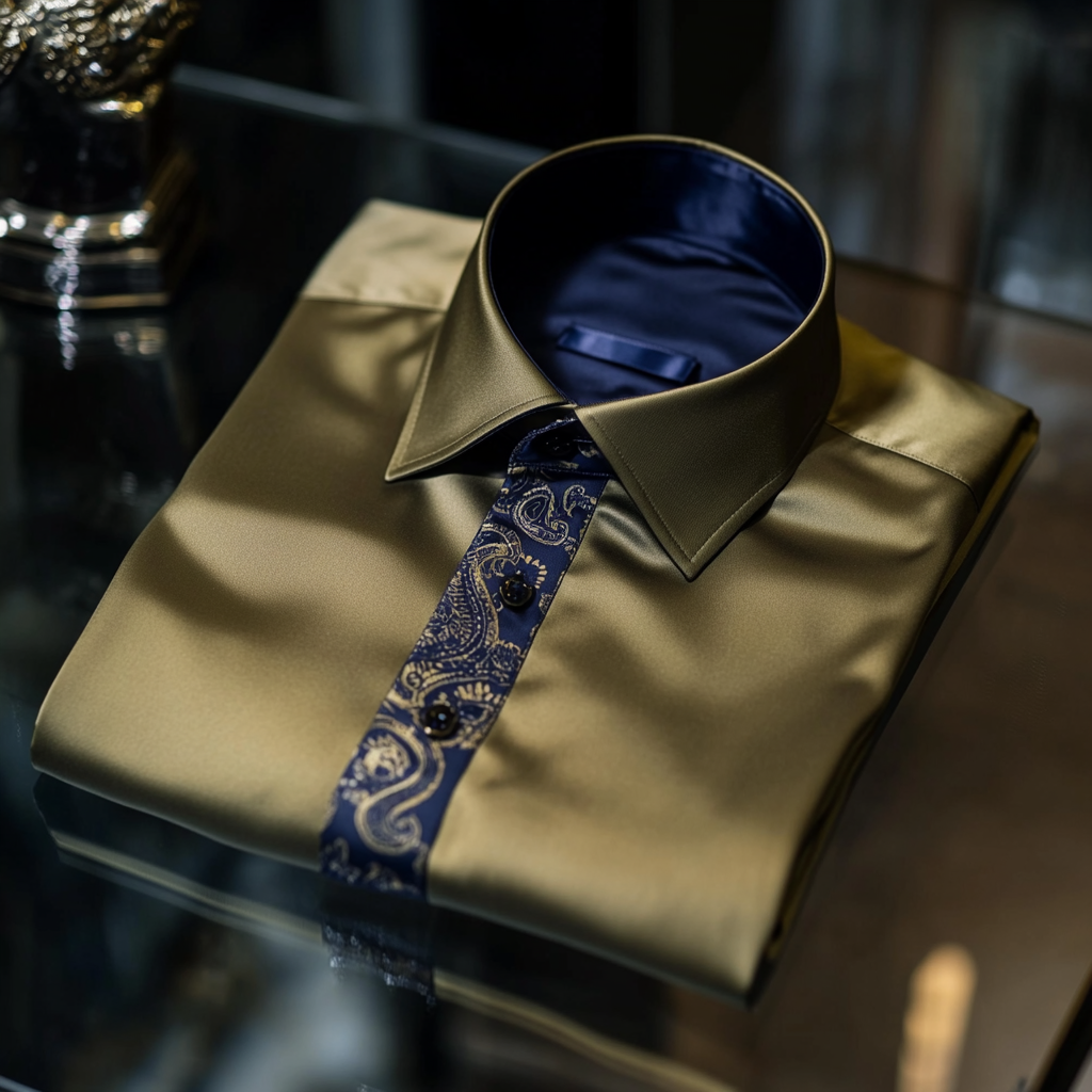 Exclusive Custom Designed Paisley Pattern Long Shirts-100% Good Quality High Elasticity 