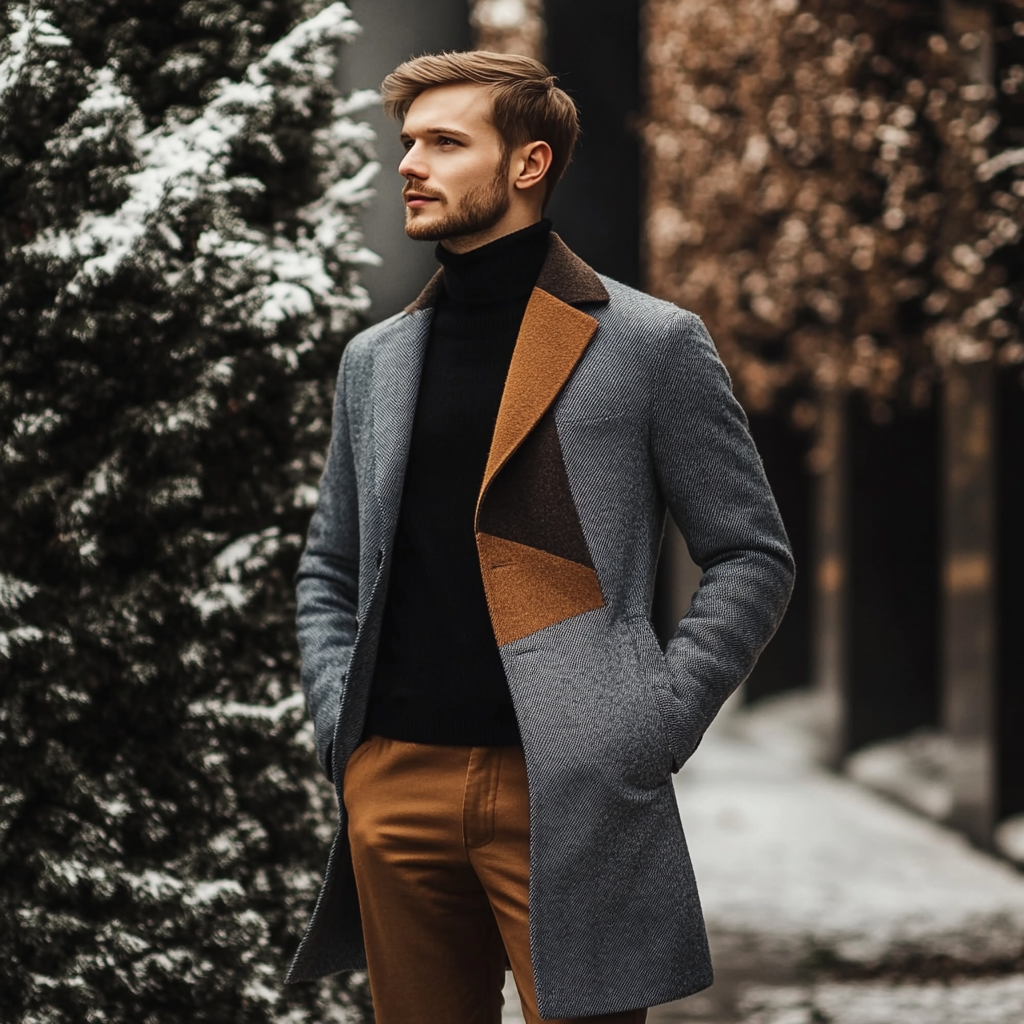 Men's Blazer  Business Casual Fashion Print Jacket Suit  Jacke Anzug