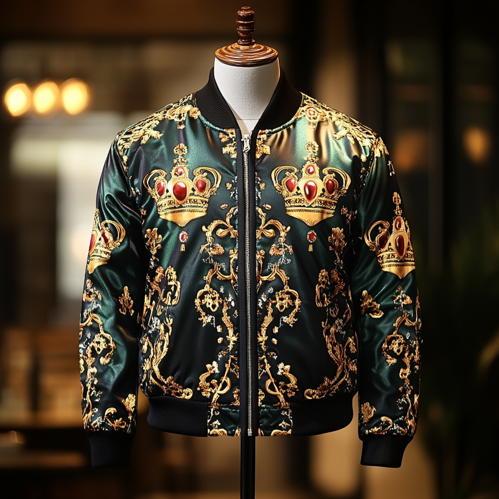 High-end Luxury  Fashion Crew Neck Jacket 