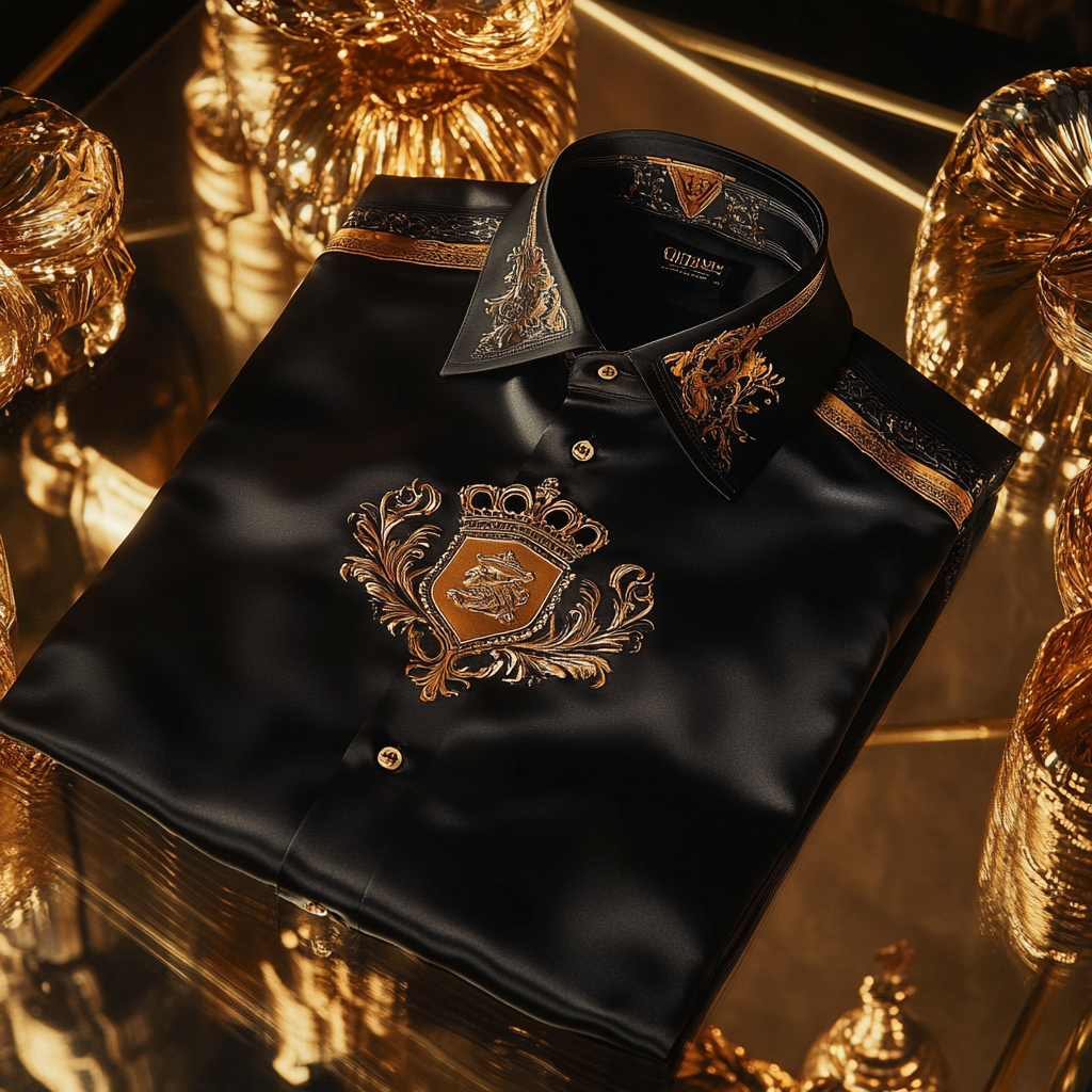 High end comfortable business leisure vacation long sleeve shirt