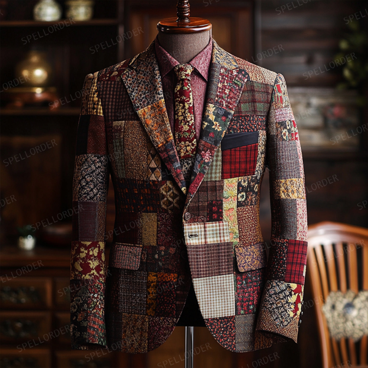 Men's Luxury Embroidery  Business Casual Fashion Blazer Jacket Suit  Jacke Anzug