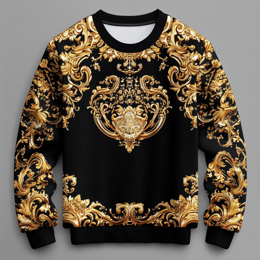 Embrace Modern Elegance Stylish Prestige Man Sweatshirt