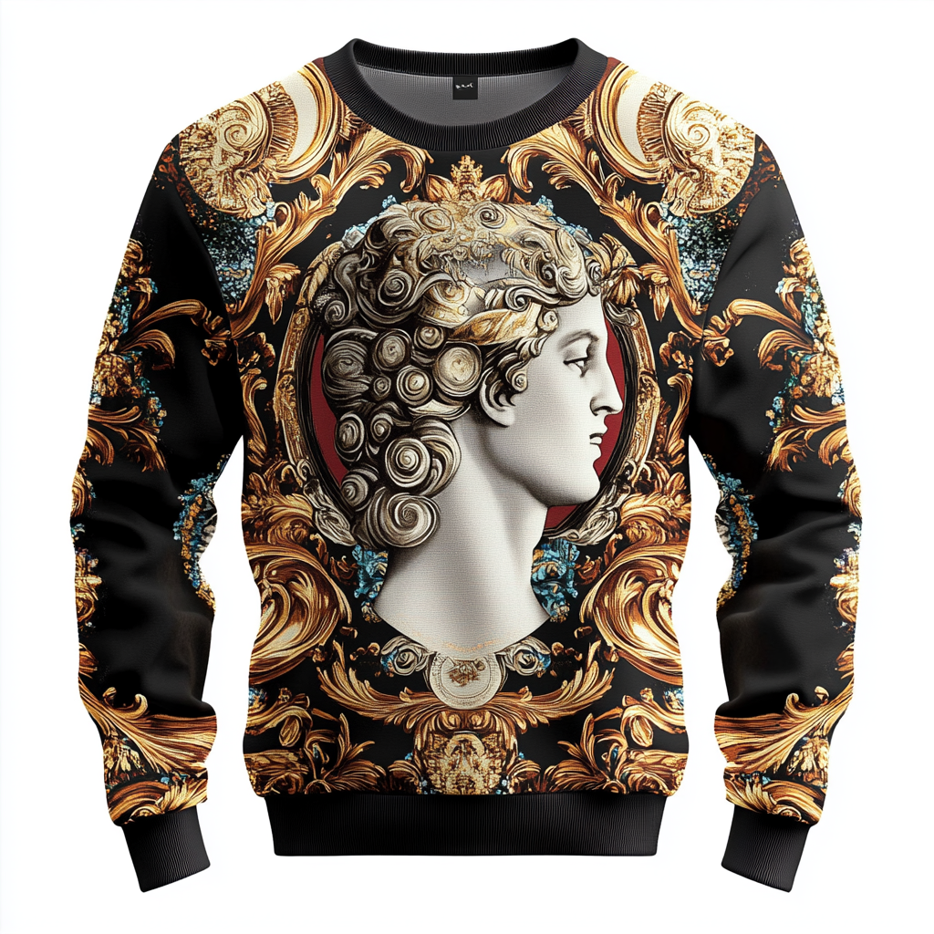Embrace Modern Elegance Stylish Prestige Man Sweatshirt