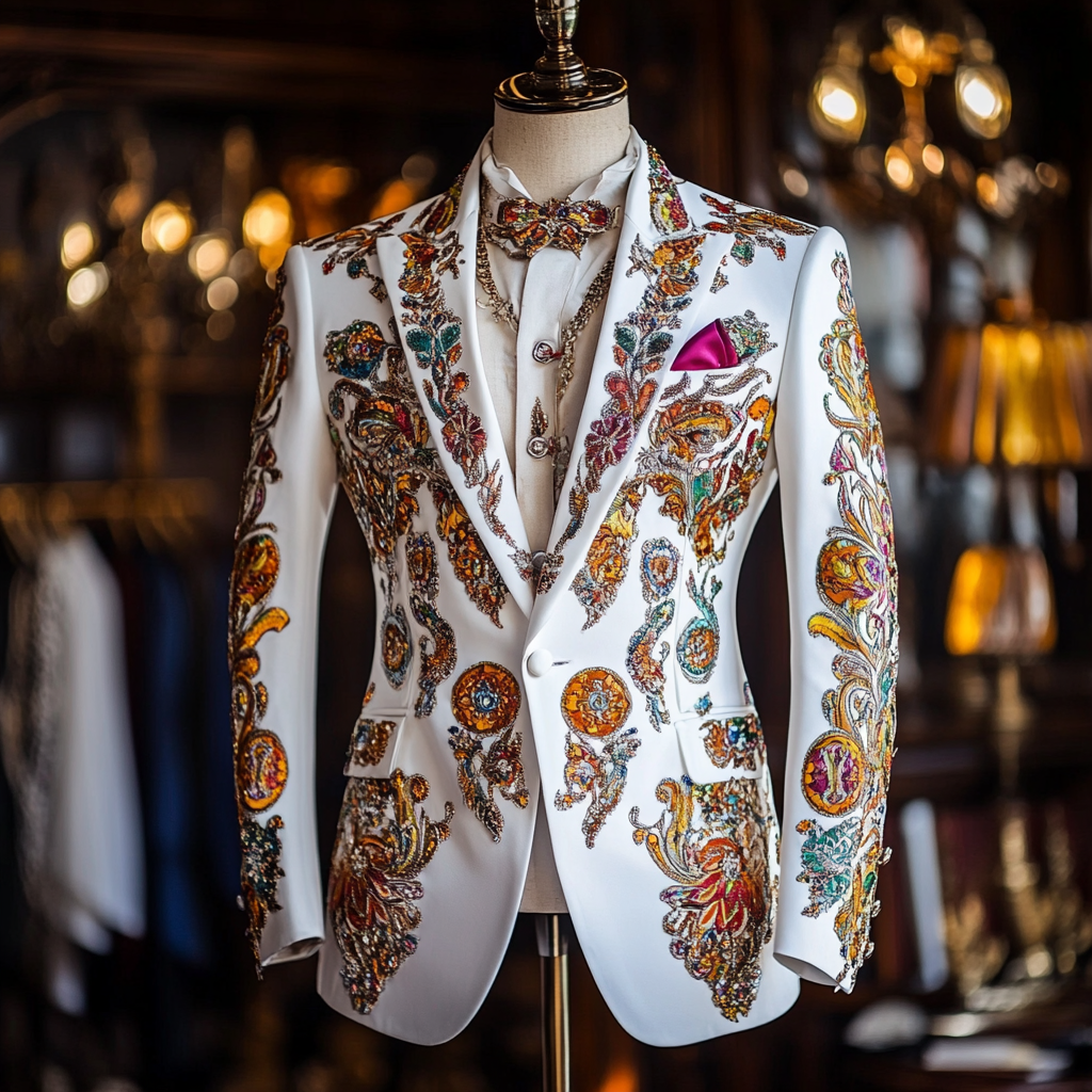 Men's Luxury Business Casual Fashion Blazer Jacket 100% Hand Woven Raw Silk Suit