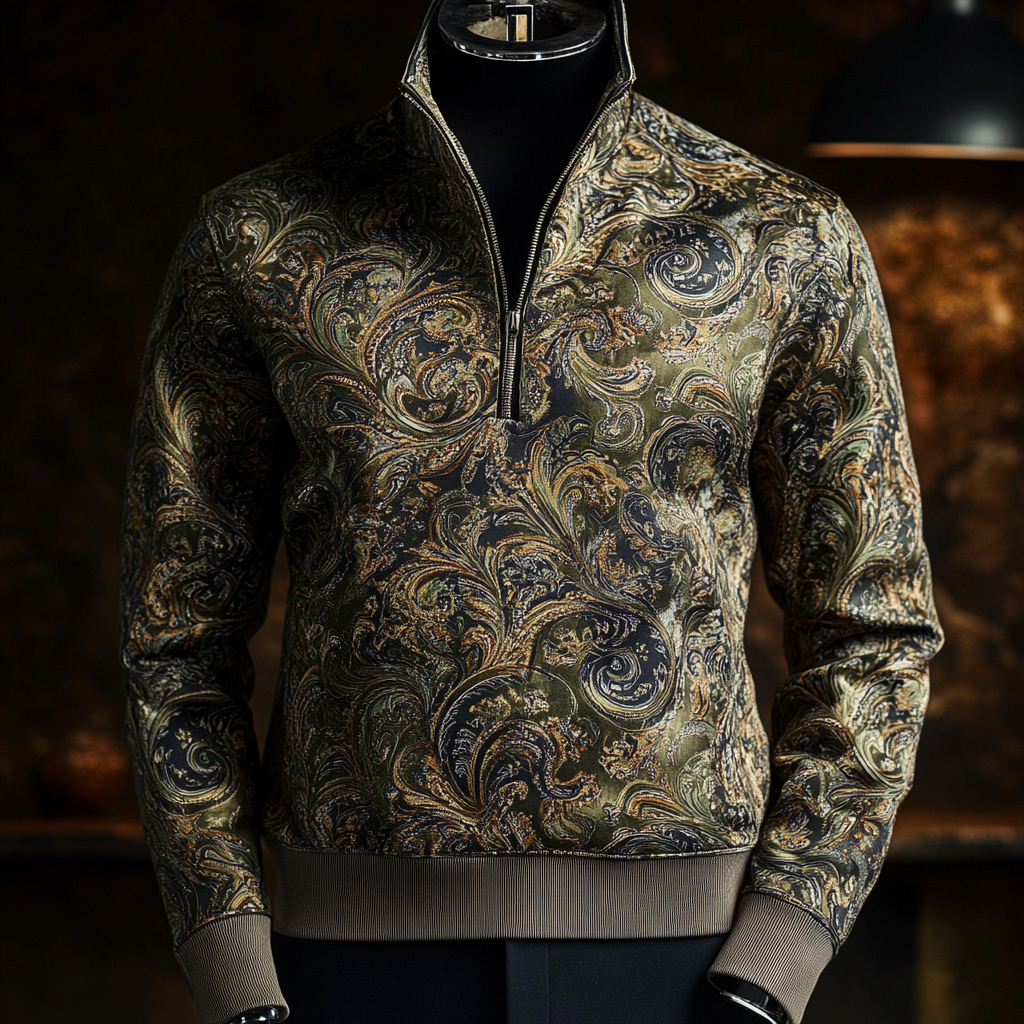 Embrace Modern Elegance Stylish Prestige Man Sweatshirt