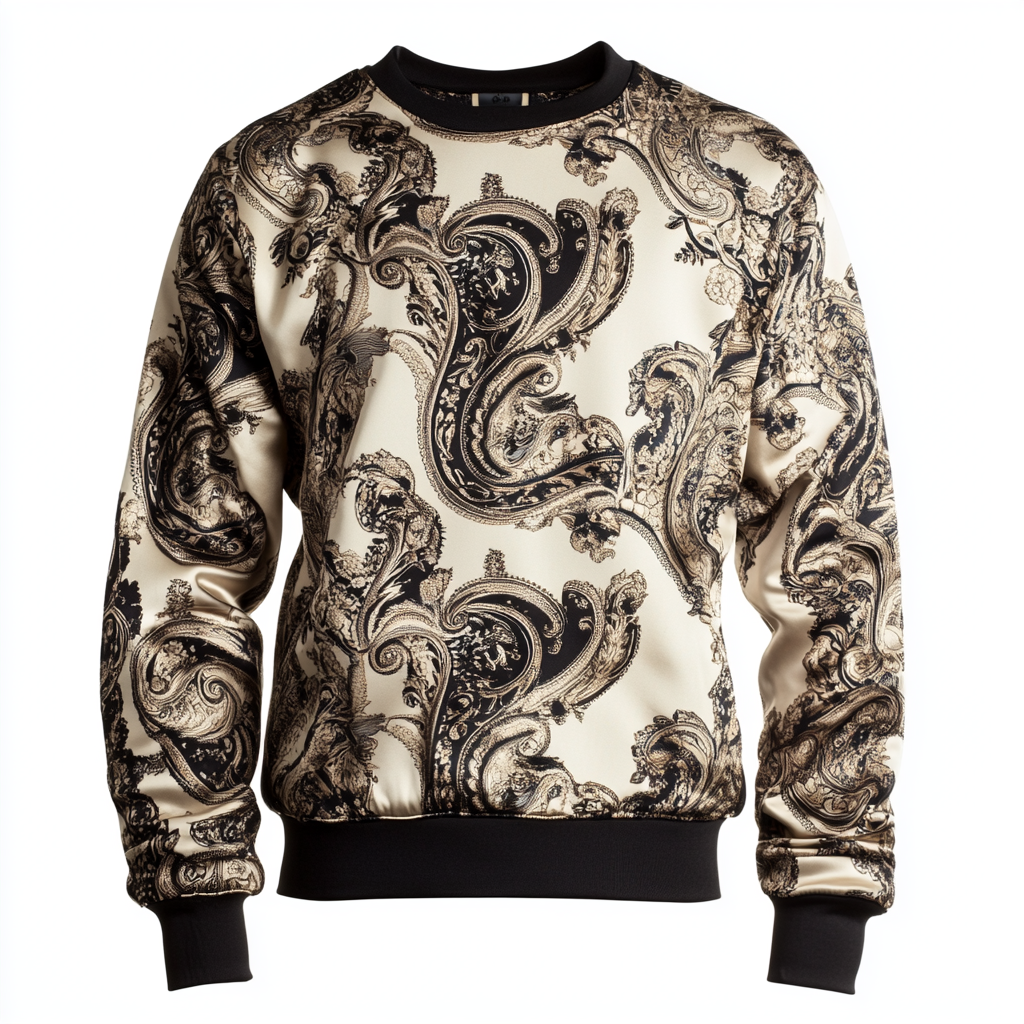 Embrace Modern Elegance Stylish Prestige Man Sweatshirt