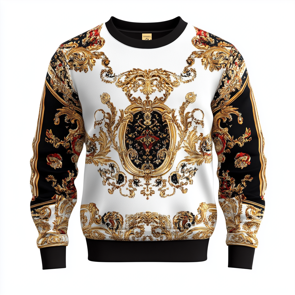 Embrace Modern Elegance Stylish Prestige Man Sweatshirt