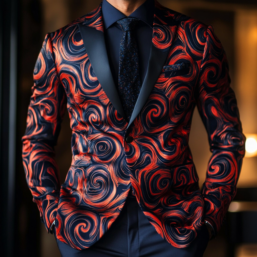 Men's Luxury Business Casual Fashion Blazer Jacket 100% Hand Woven Raw Silk Suit