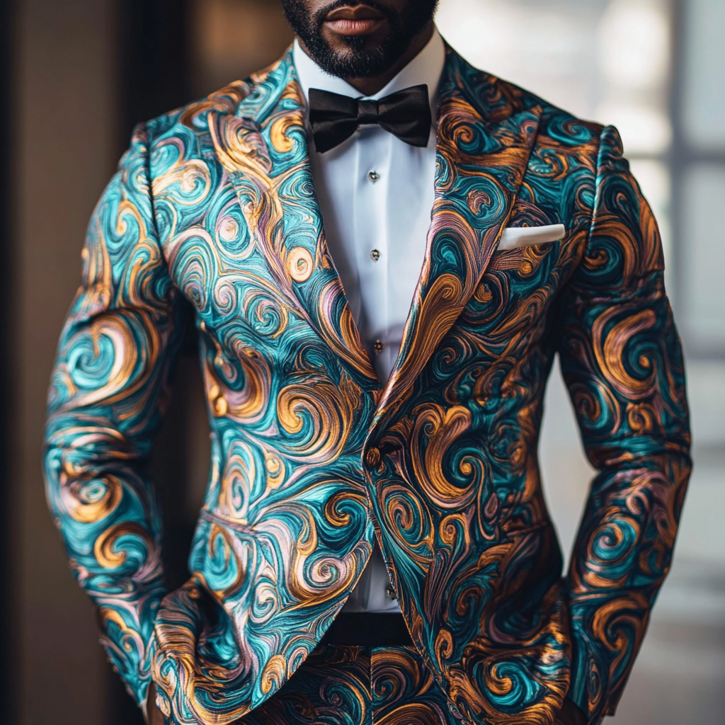 Men's Luxury Business Casual Fashion Blazer Jacket 100% Hand Woven Raw Silk Suit