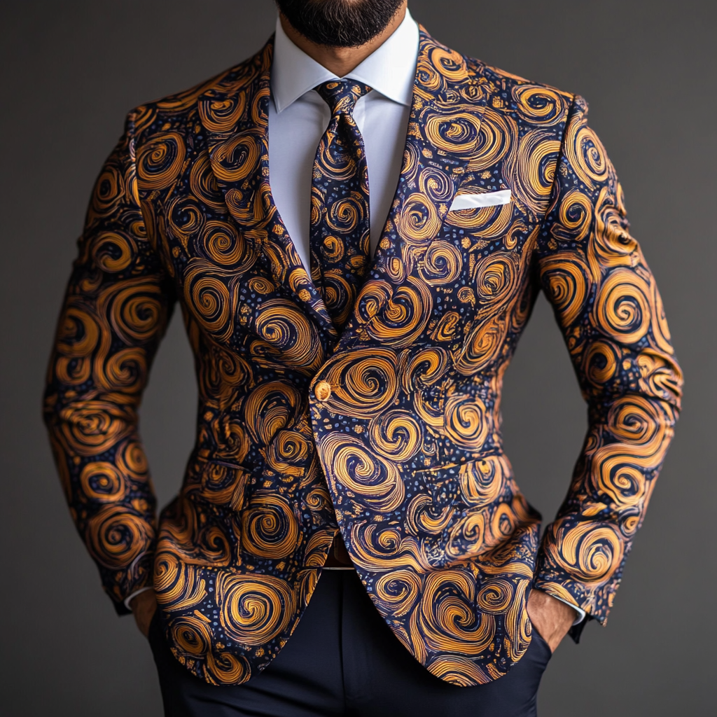 Men's Luxury Business Casual Fashion Blazer Jacket 100% Hand Woven Raw Silk Suit